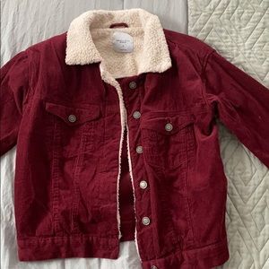Red Corduroy Jacket